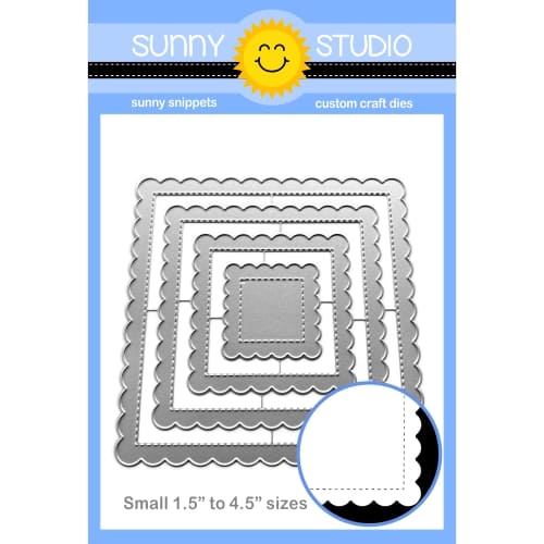 Scalloped Square 1 Small Die Scalloped Square 1 Small Die