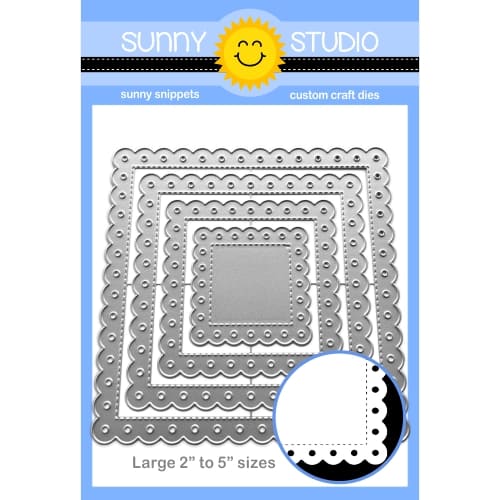 Scalloped Square 2 Large Die Scalloped Square 2 Large Die